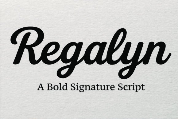 A Regalyn Font Can Elevate Your Small Business Brand