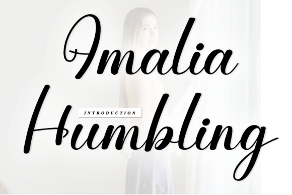 Amalia Humbling: A Handwritten Font for Web Designers
