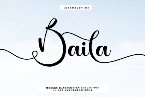 Baila: A Timeless Handwritten Font for Web Design