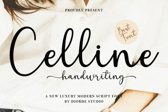 Celline Script Font for Romantic Web Design