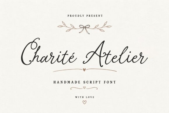 Charite Atelier: A Graceful Script Font for Editorial Design