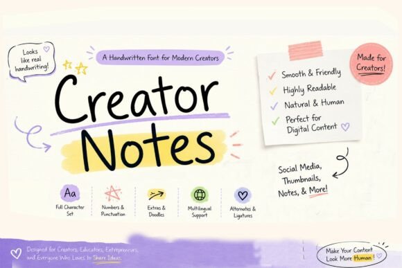 Creator Notes Font Review: A Designer’s Real-World Verdict
