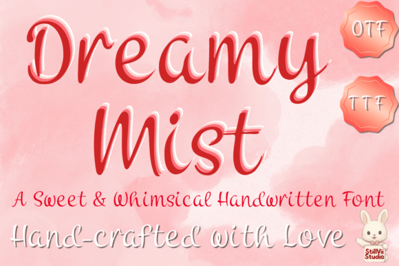Dreamy Mist: A Whimsical Handwritten Font for Editorial Design