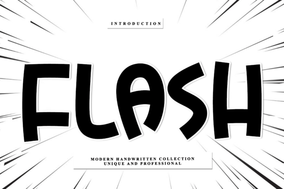 Flash: A Rhythmic Script Font for Expressive Web Design