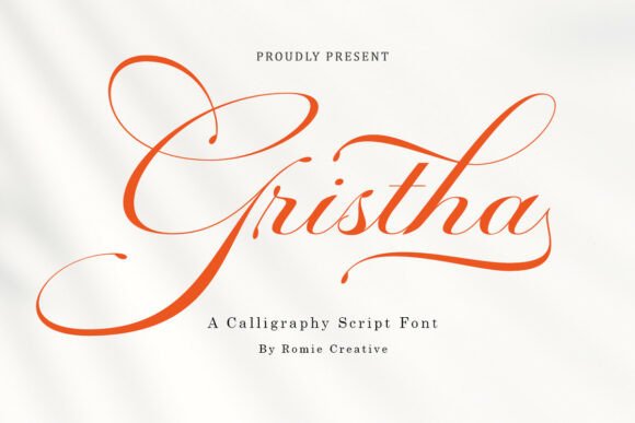 Gristha: A Refined Script Font for Makers
