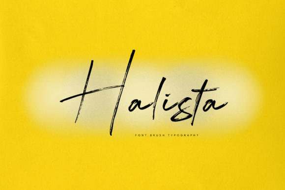 Halista: A Warm Brush Font for Charming Brand Projects