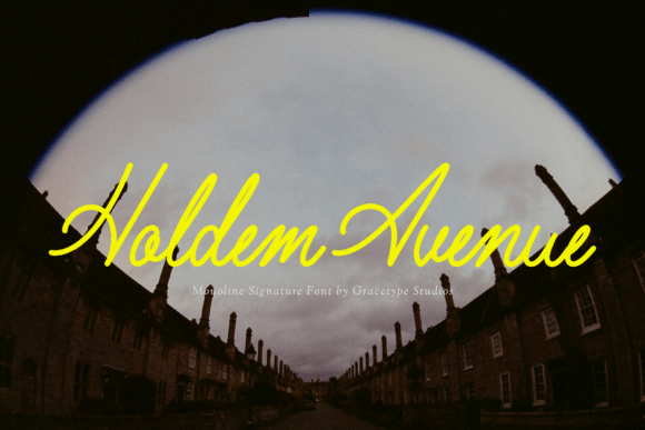 Holdem Avenue: A Refined Monoline Script for Designers