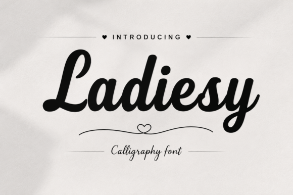 Ladiesy: A Script Font for Crafters & Product Makers