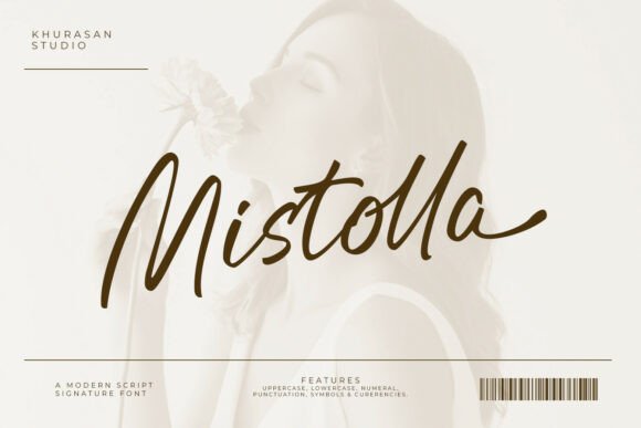 Mistolla: A Brush Script Font for Handmade Goods