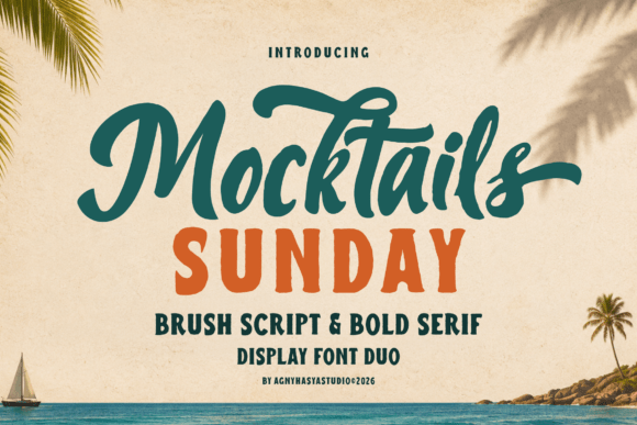 Mocktails Sunday: A Vibrant Font Duo for Web Design
