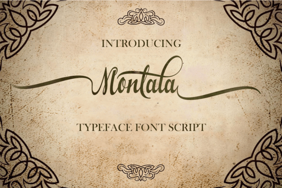 Montala Font: A Luxurious Script for Handmade Products
