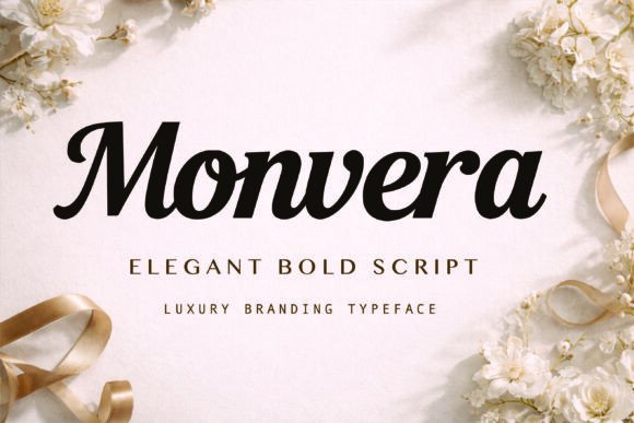 Monvera: A Luxurious Script Font for Editorial Design