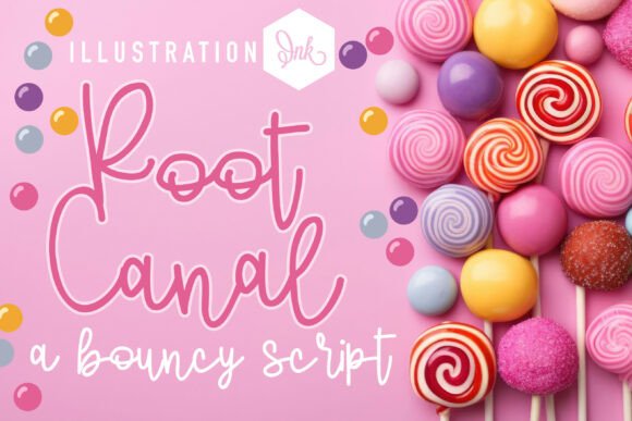 Root Canal Family: A Fluid Monoline Font for Web Designers