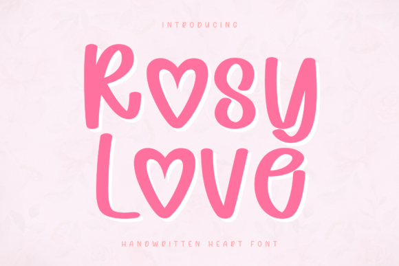 Rosy Love: A Sweet Handwritten Font for Consistent Branding