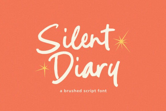 Silent Diary: A Brush Script Font for Memorable Branding