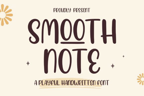 Smooth Note: A Handwritten Font for Real Brand Warmth