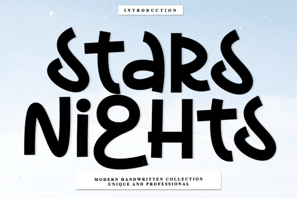 Stars Nights: The Handwritten Font That Makes a Business Look Polished
