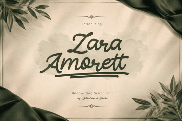 Zara Amorett: A Bold Handwritten Script Font Review